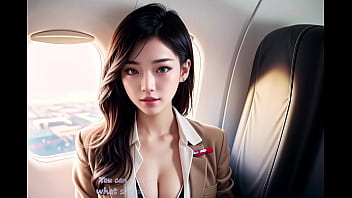 [Asian Stewardess On, Pussy Masturbation ASMR, Your Service] Submissive And Innocent Air Hostesses At Your Complete Service With Pussy Masturbation ASMR Sound